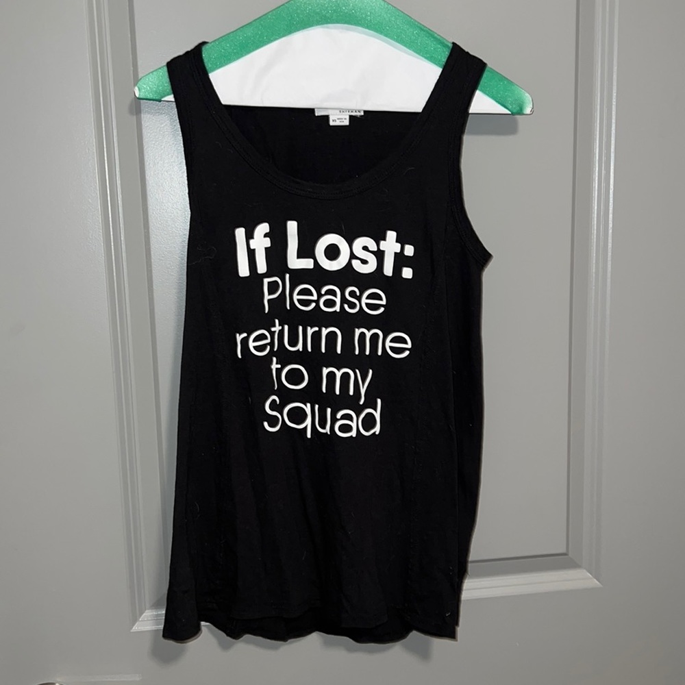 “If Lost Please Return Me To My Squad” tank